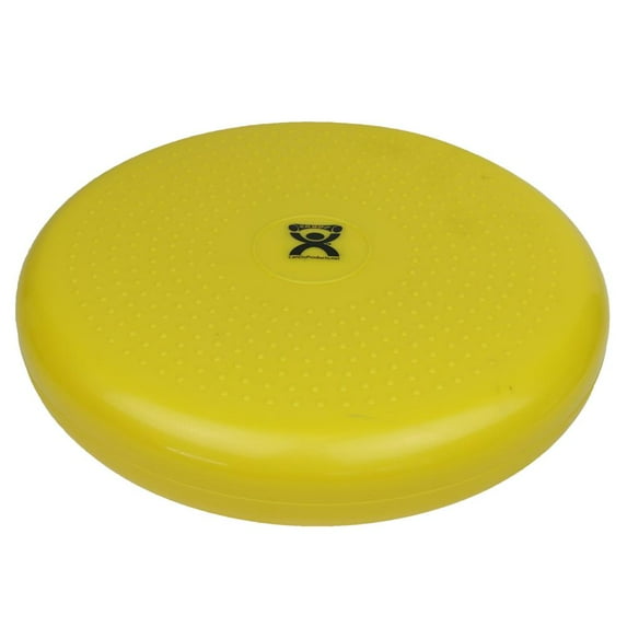 CanDo Inflatable Vestibular Disc, Yellow, 14 Inch