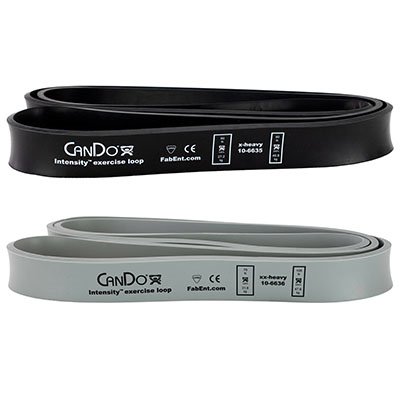 CanDo Intensity Loop, Black and Silver
