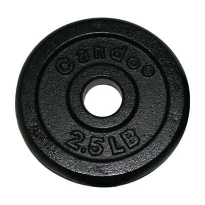 CanDo Iron disc dumbell weight plates 20 lb set 4 ea 2.5 lb 2 ea 5 lb
