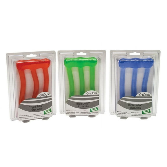 CanDo Jelly 3-tube exerciser 3 piece set (red, green, blue)