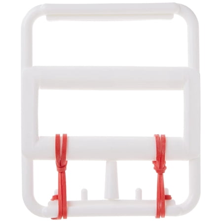 CanDo Latex Free Rubber Band Hand Exerciser with 5 Red Bands
