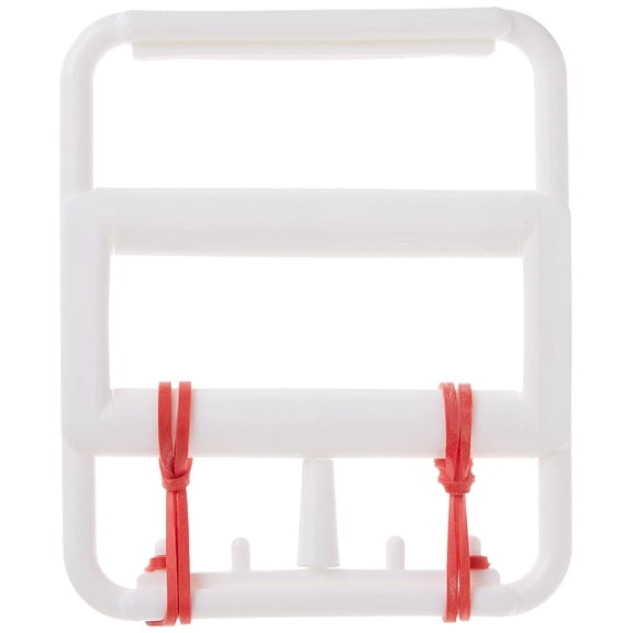 CanDo Latex Free Rubber Band Hand Exerciser with 5 Red Bands