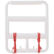 CanDo Latex Free Rubber Band Hand Exerciser with 5 Red Bands
