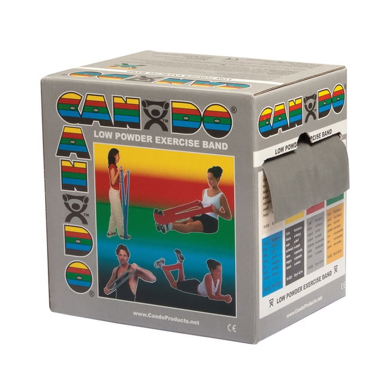 CanDo Low Powder Exercise Band - 25 Yard Rolls Set CanDo Low Powder Exercise Band - 25 Yard Rolls Set