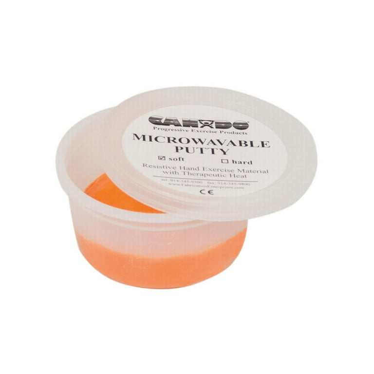 CanDo Microwavable Theraputty Exercise Material - 5 lb - Orange - Soft