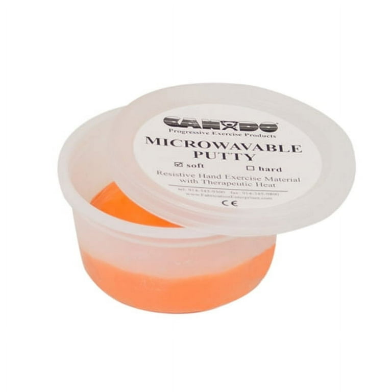 CanDo Microwavable Theraputty Exercise Material - 1 lb - Orange - Soft CanDo Microwavable Theraputty Exercise Material - 1 lb - Orange - Soft
