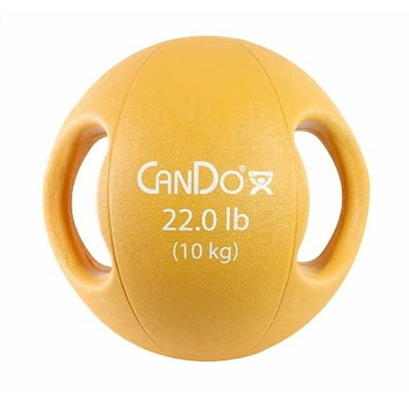 CanDo Molded Dual Handle Medicine Ball