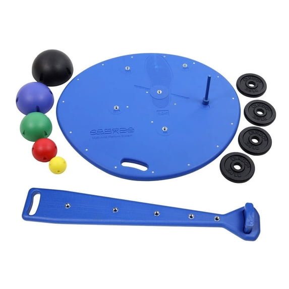 CanDo Multi-Axial Positioning System, Board, 5-Ball Set with Rack, 2 Weight Rods