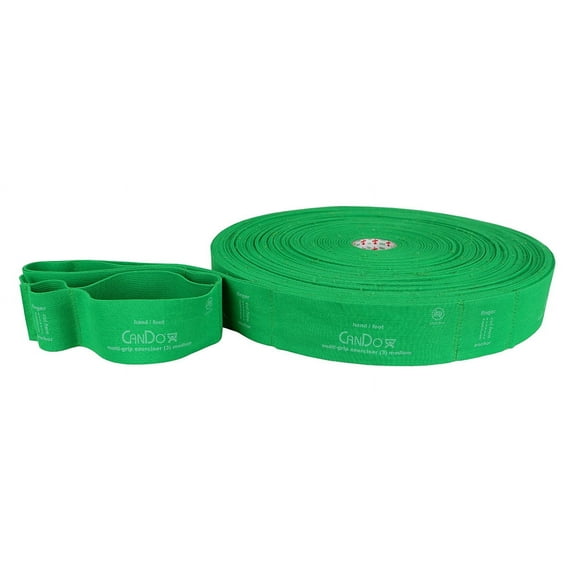 CanDo Multi-Grip Exerciser 30 Yard Roll, Medium, Green