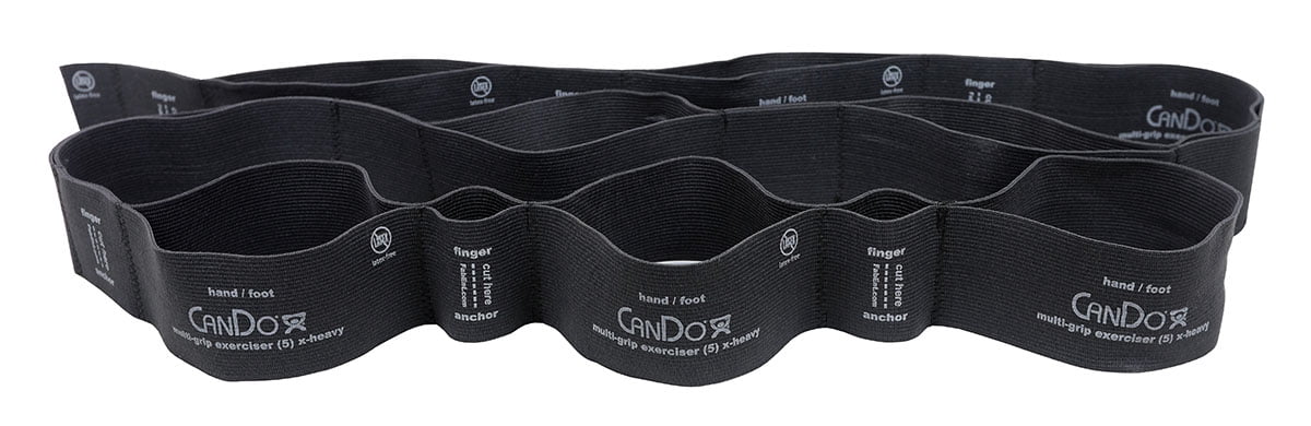 CanDo Multi-Grip Exerciser, x-heavy, black, case of 24
