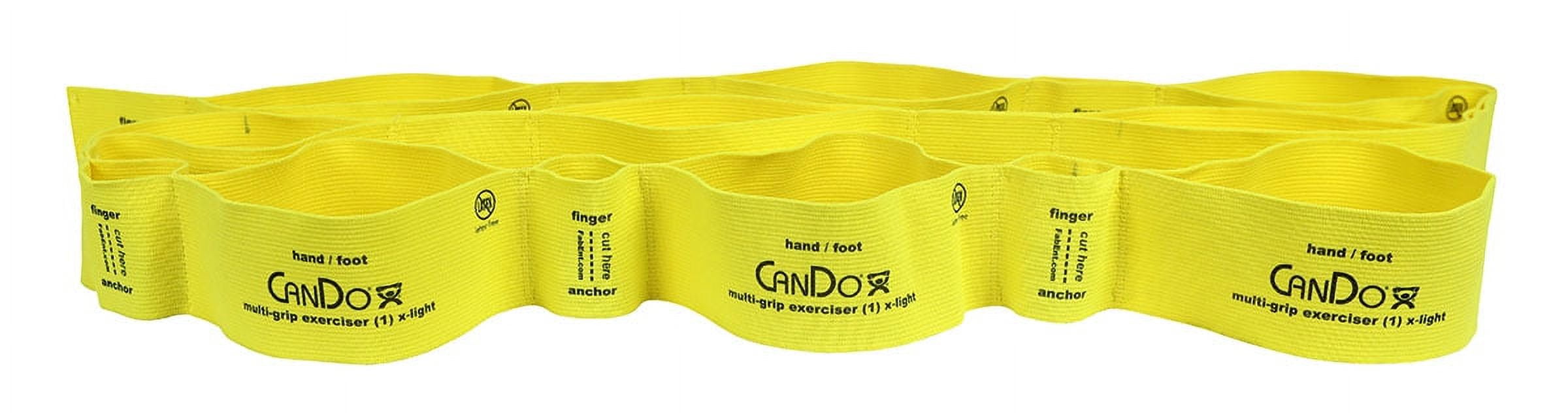 CanDo Multi-Grip Exerciser, x-light, yellow, case of 24
