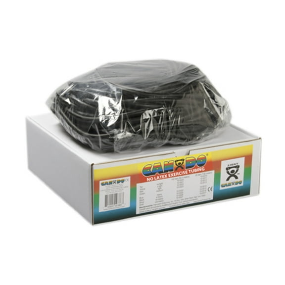 CanDo No-Latex X-Heavy Resistance Band, 100 Feet, Black