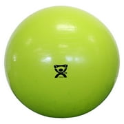 CanDo Non-Slip Vinyl Inflatable Exercise Ball, Yellow, 59.1