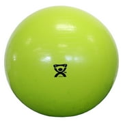 CanDo Non-Slip Vinyl Inflatable Exercise Ball, Yellow, 59.1"