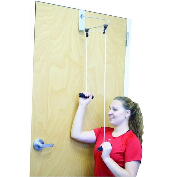 CanDo Over Door Shoulder Pulley, Double with Bracket