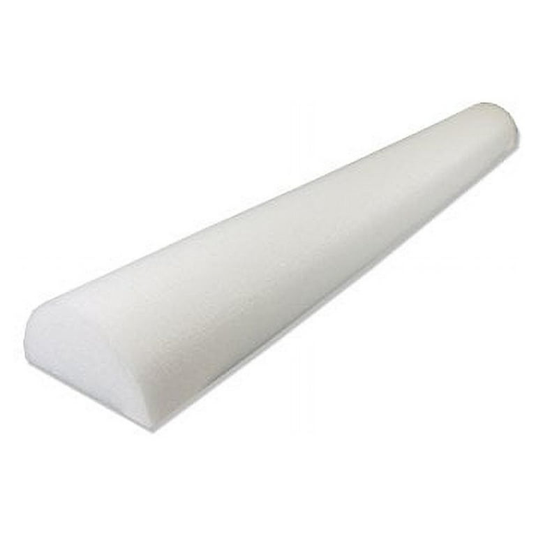 CanDo Foam Roller - White PE foam - 6 CanDo Foam Roller - White PE foam - 6
