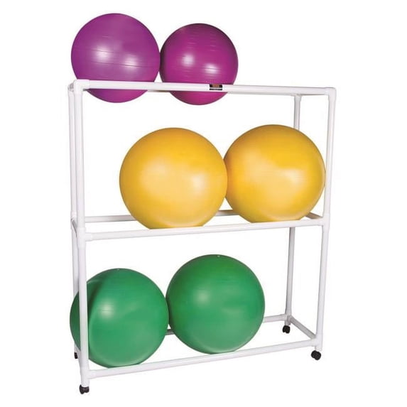 CanDo PVC Mobile Floor Rack for Inflatable Balls