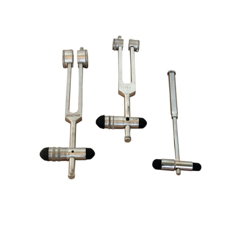 CanDo Percussion Hammer Buck Comb, Plus 128 Caps Tuning Fork