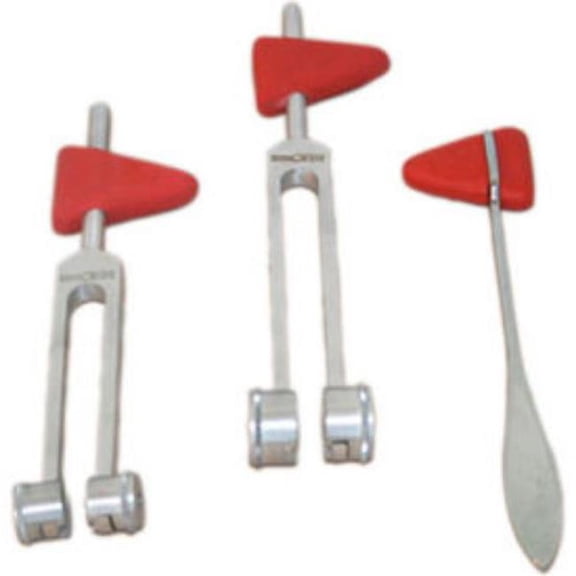 CanDo Percussion Hammer Taylor Comb, Plus 256 Caps Tuning Fork