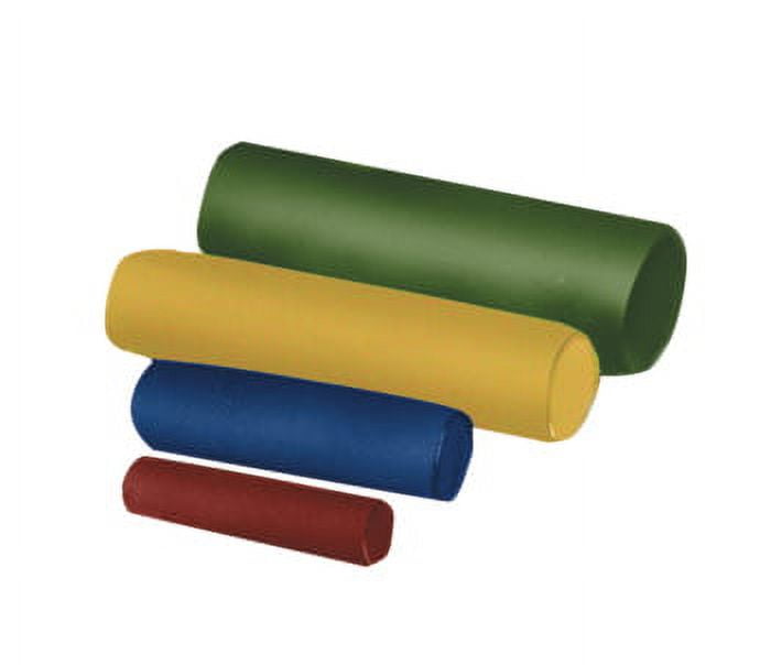 CanDo Positioning Roll, Foam with Vinyl Cover, Soft, Blue