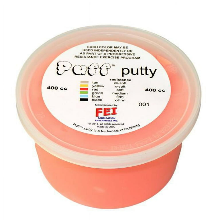 Puff LiTE Exercise Putty - 6 piece set - 400cc - 1 of each Puff LiTE Exercise Putty - 6 piece set - 400cc - 1 of each