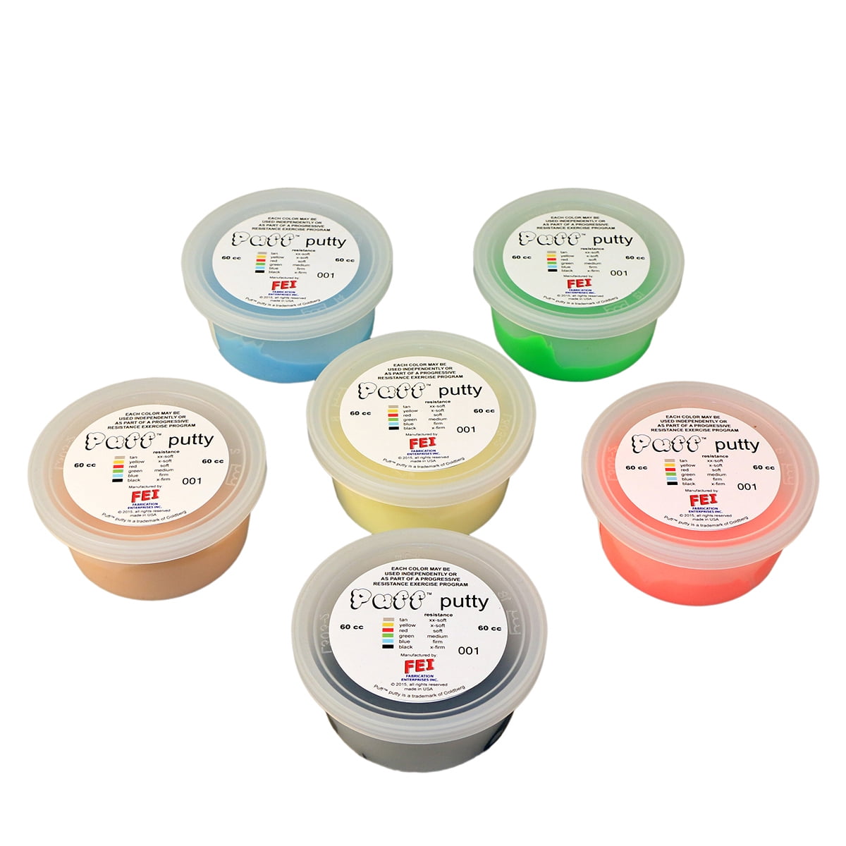 CanDo Puff LiTE Exercise Hand Therapy Putty