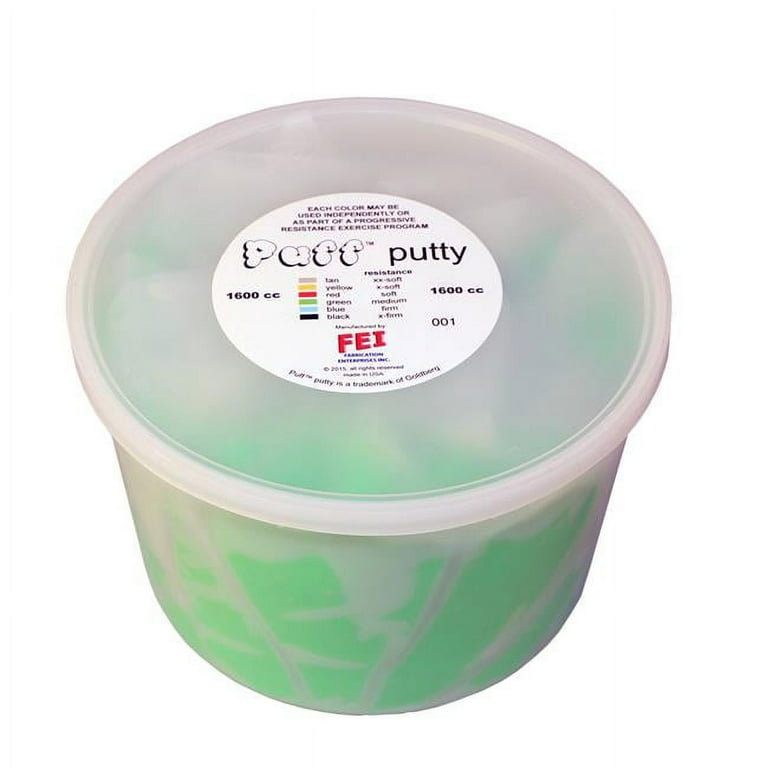 Puff LiTE Exercise Putty - x-soft - yellow - 1600cc Puff LiTE Exercise Putty - x-soft - yellow - 1600cc