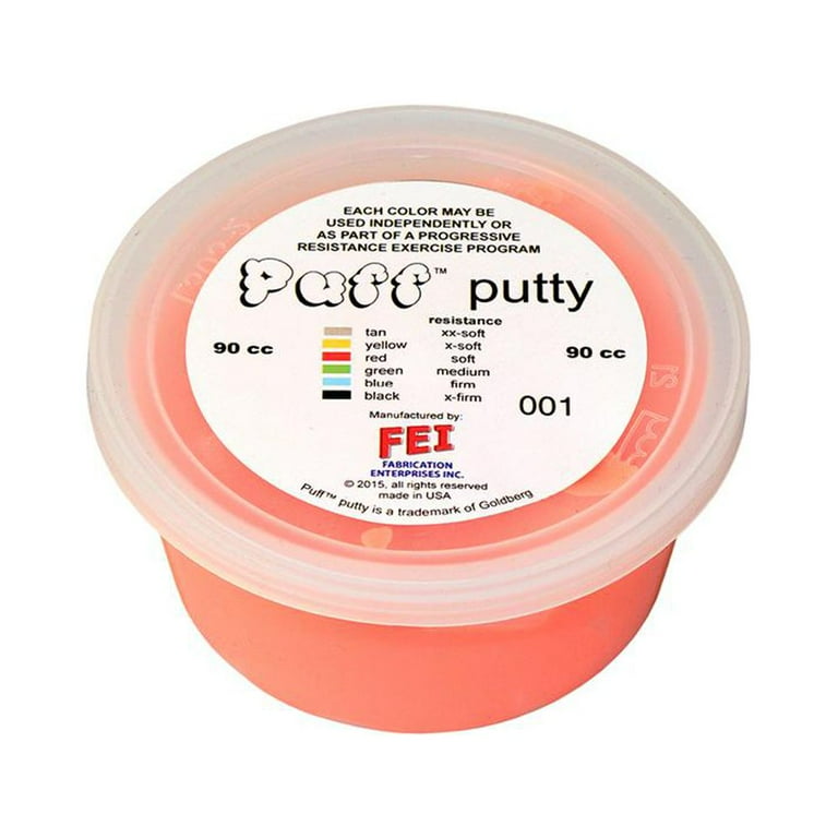 Puff LiTE Exercise Putty - 6 piece set - 90cc - 1 of each Puff LiTE Exercise Putty - 6 piece set - 90cc - 1 of each