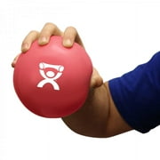CanDo Red Plyometric Weighted Ball, 5" Diameter, 3.3 lbs Weight Capacity