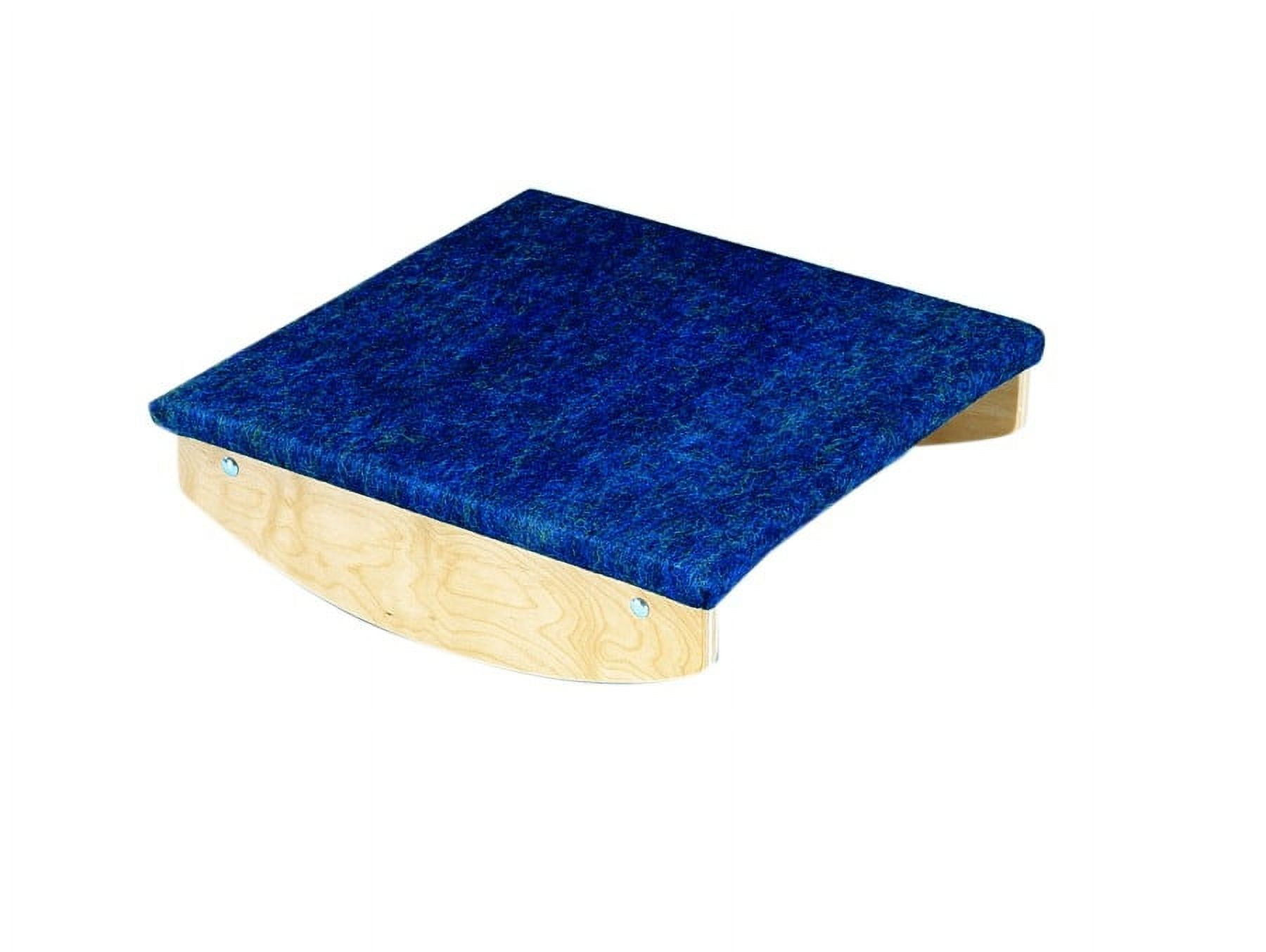 CanDo Rocker Board Wooden with Carpet SidetoSide, FronttoBack
