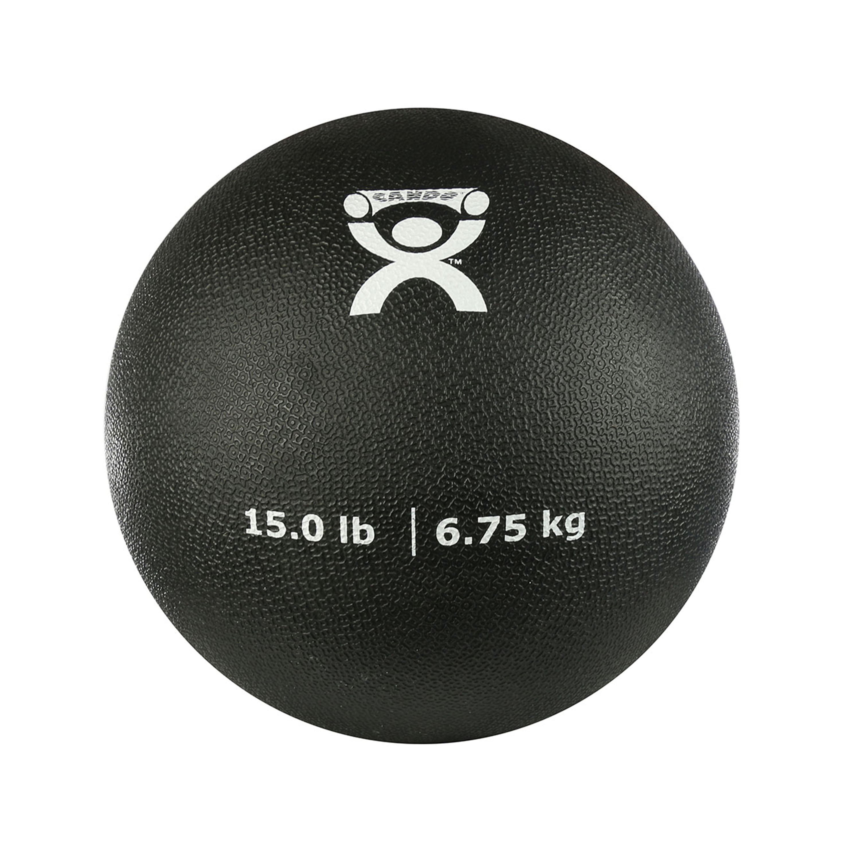 cando-soft-medicine-ball-9-diameter-15lb-black-exercise-ball-for