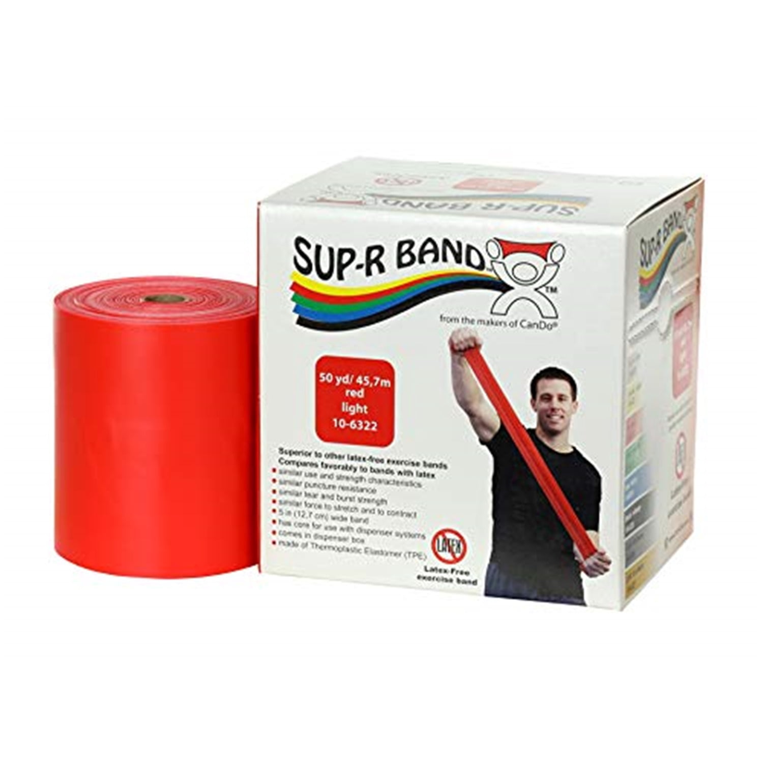 CanDo Sup-R Band Latex Free Exercise Band