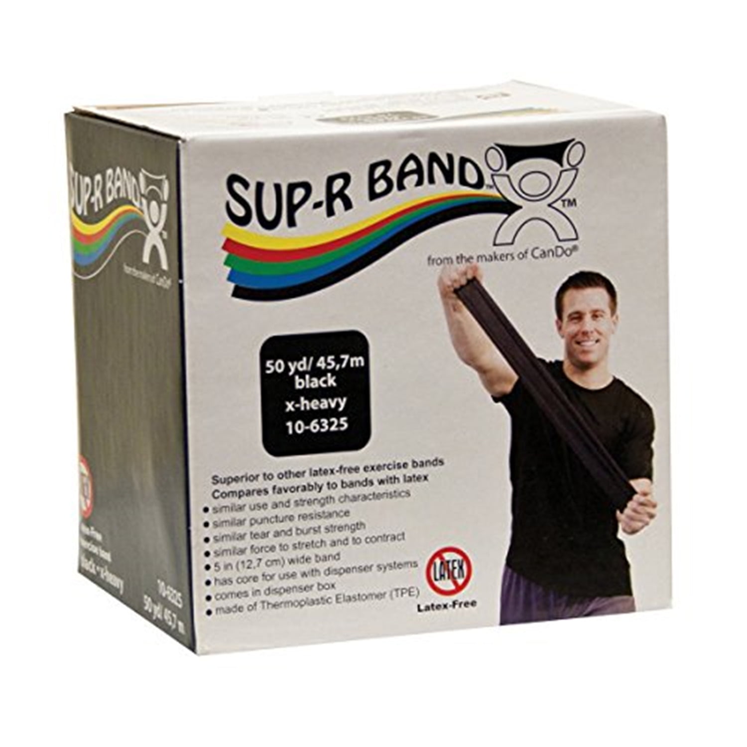 CanDo Sup-R Band Latex Free Exercise Band