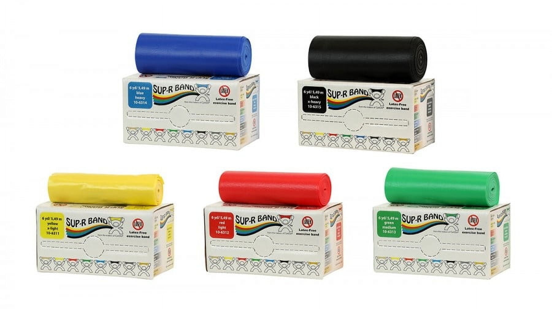 CanDo Sup-R Band Latex Free Exercise Fitness Band - 6 Yard Roll