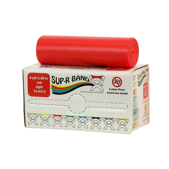 CanDo Sup-R Band Latex Free Exercise Fitness Band - 6 Yard Roll