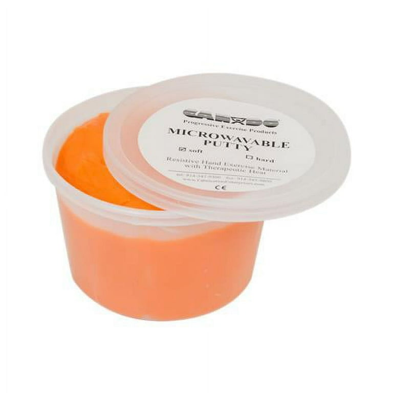 CanDo Microwavable Theraputty Exercise Material - 1 lb - Orange - Soft CanDo Microwavable Theraputty Exercise Material - 1 lb - Orange - Soft