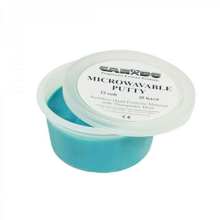 CanDo TheraPutty Microwavable Hand Exercise Putty For Rehabilitation, Exercises, Hand Therapy, Occupational Therapy, 3 oz - Blue - Firm
