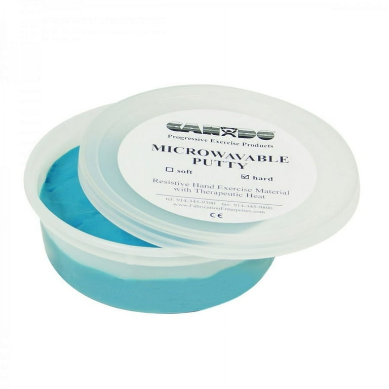 CanDo Microwavable Theraputty Exercise Material - 6 oz - Blue - Firm CanDo Microwavable Theraputty Exercise Material - 6 oz - Blue - Firm