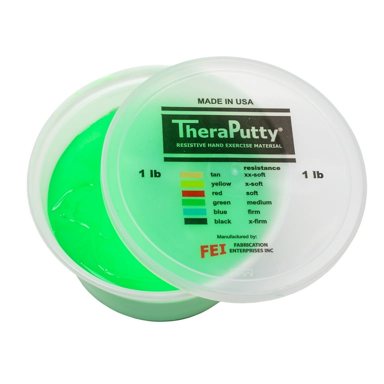 CanDo Scented Theraputty Exercise Material - 5 lb - Apple - Green - Medium
