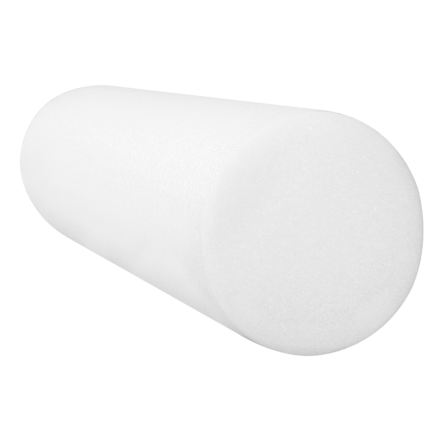 CanDo White PE Foam Rollers for Exercise, Finess, Muscle Restoration