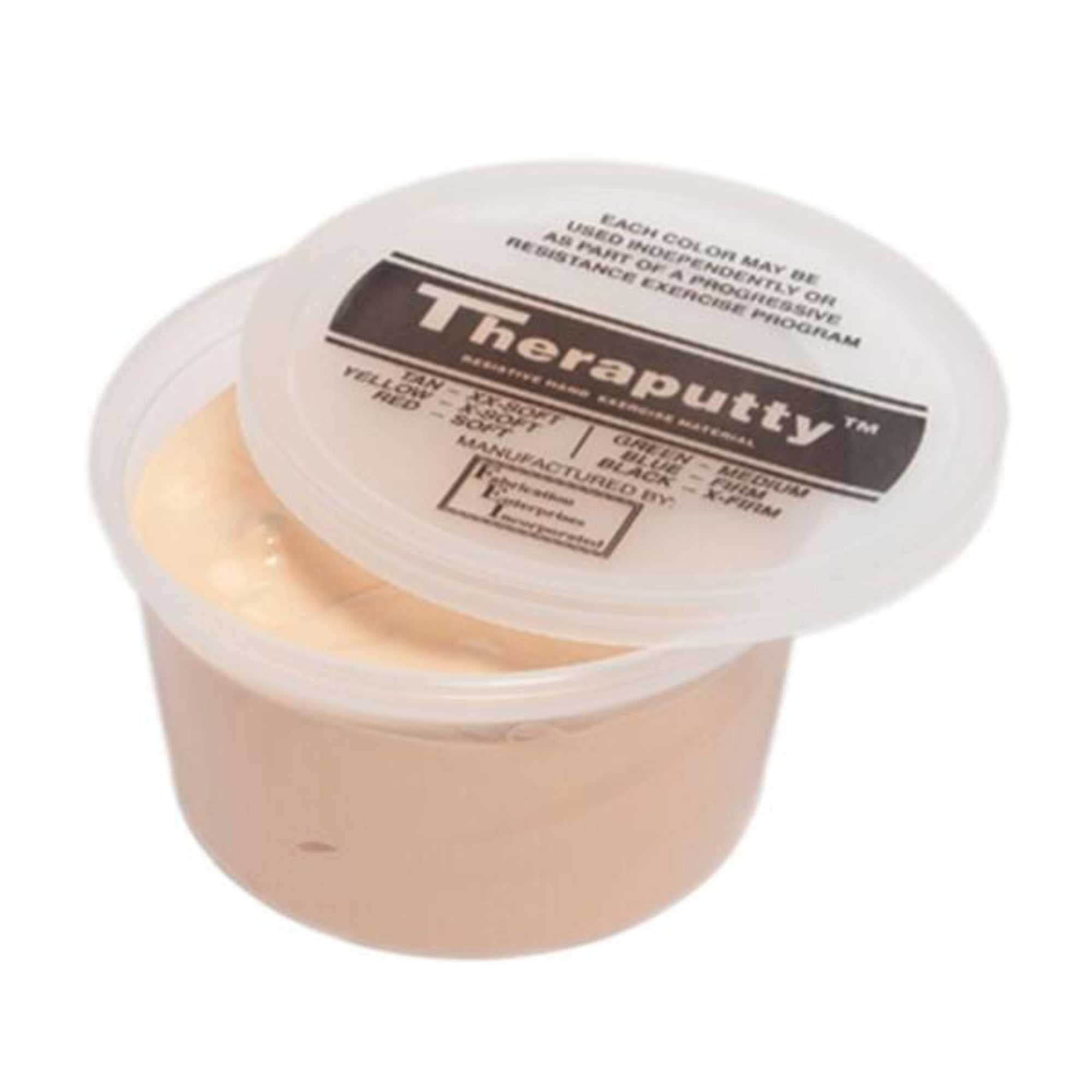 CanDo Theraputty Exercise Material - 50 lb - Tan - XX-Soft