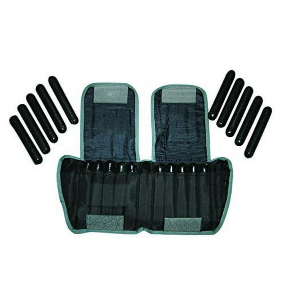 CanDo adjustable ankle weight, 20 lb, black, each