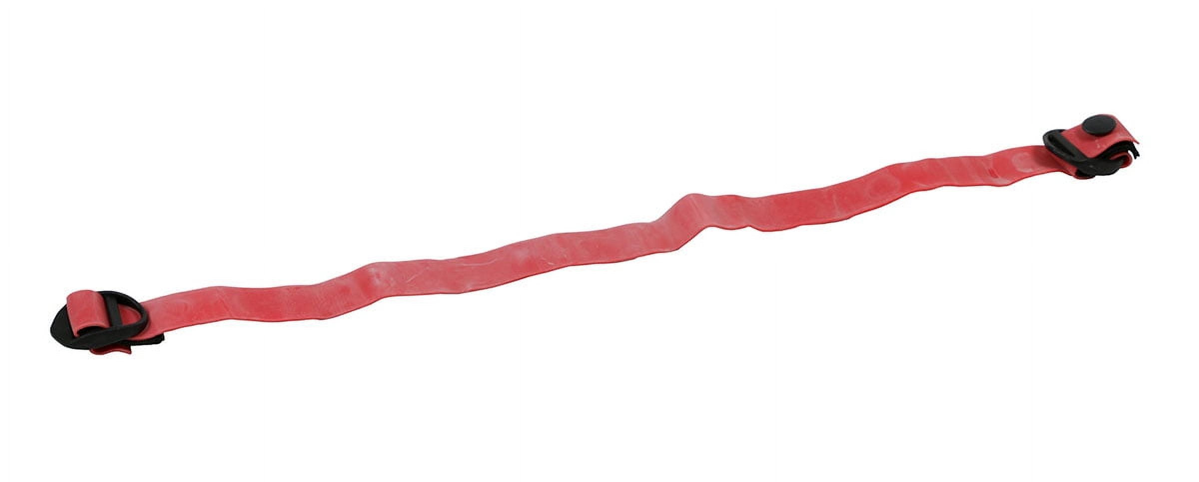 CanDo adjustable band, light, red, 10 each