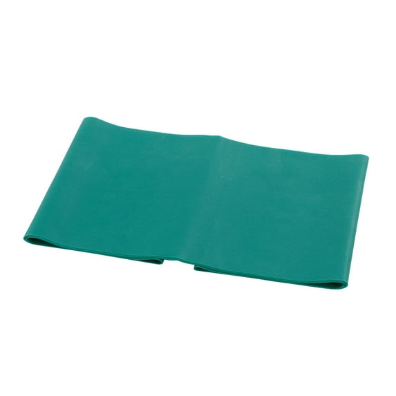 CanDo latex-free exercise band, 5-foot Singles, green