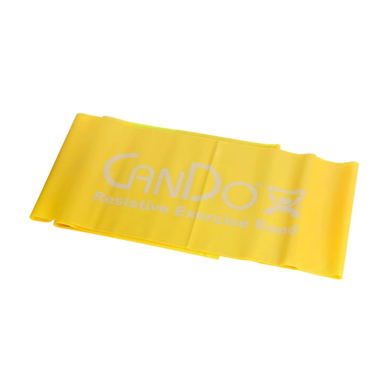 CanDo Latex Free Exercise Band - 5' length - Gold - xxx-heavy