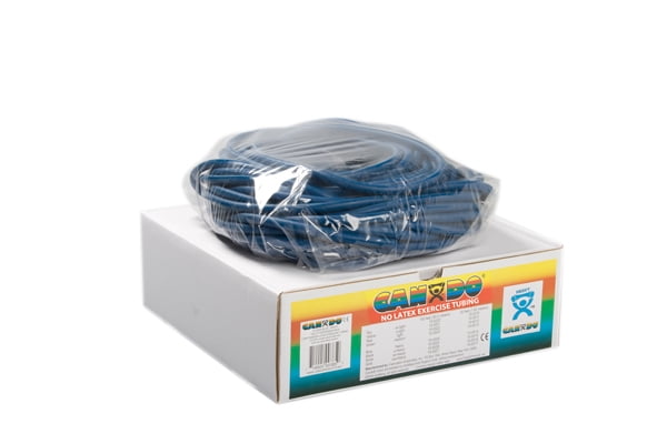 CanDo latex-free exercise tubing, blue, 100 feet
