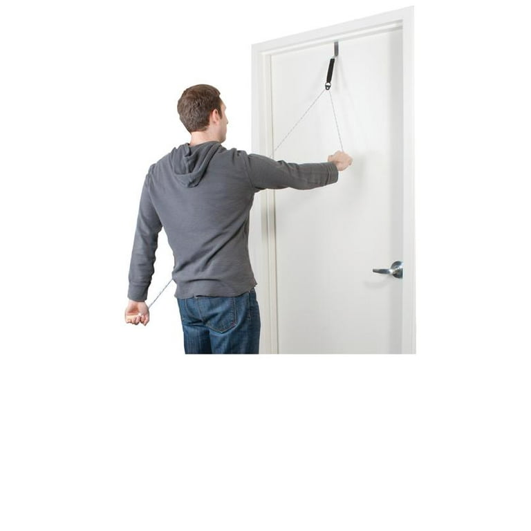 CanDo Overdoor Shoulder Pulley - Double Pulley with Door Bracket CanDo Overdoor Shoulder Pulley - Double Pulley with Door Bracket