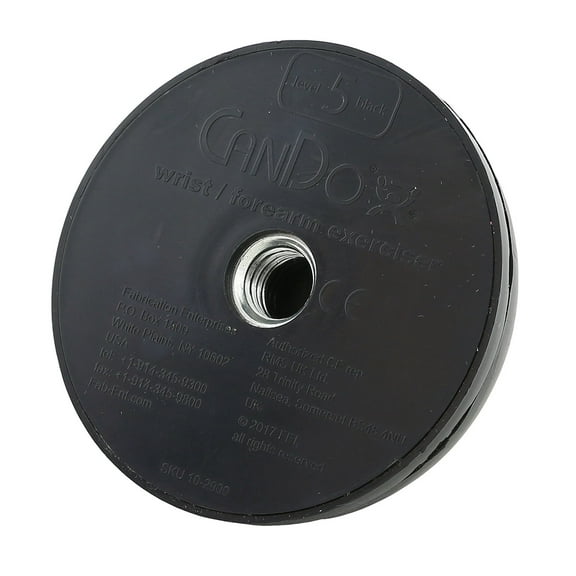 CanDo wrist/forearm Range of Motion exerciser, x-small, black, ball only