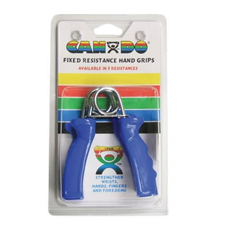 CanDo\xc2\xae Ergonomic Hand Grip, Pair - Blue, heavy