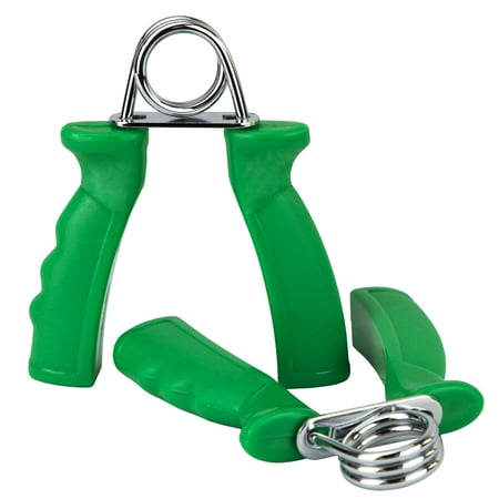 CanDo\xc2\xae Ergonomic Hand Grip, Pair - Green, moderate